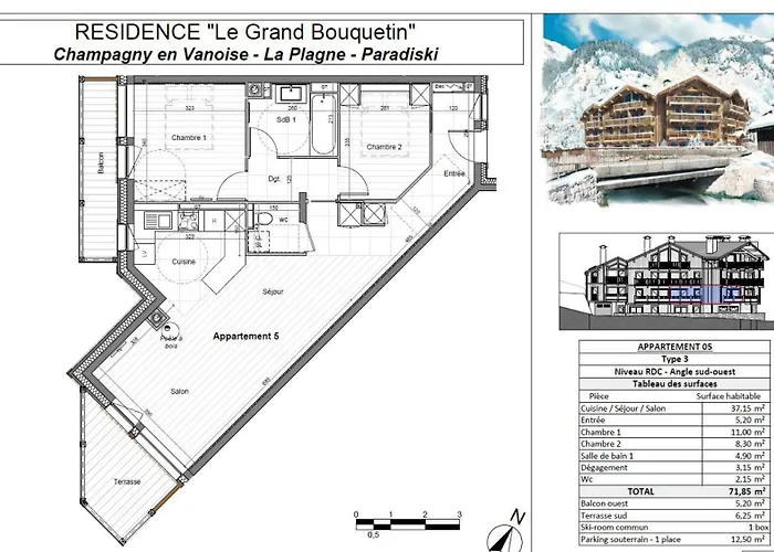 Résidence Le Grand Bouquetin - 3 Pièces Pour 6 Personnes Mae-9954 Appartement *